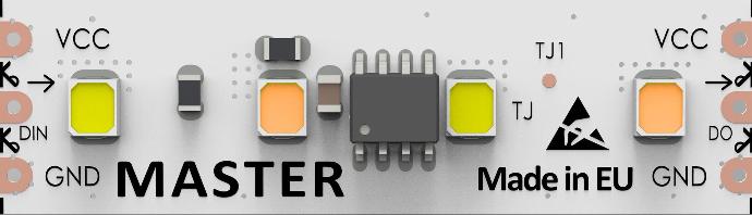 MASTER BIO96 digital pixel driven SPI LED strip